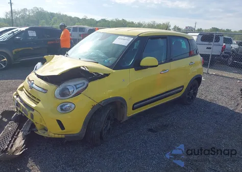 2014 Fiat 500L Trekking from USA, damaged, VIN ZFBCFADH1EZ021527